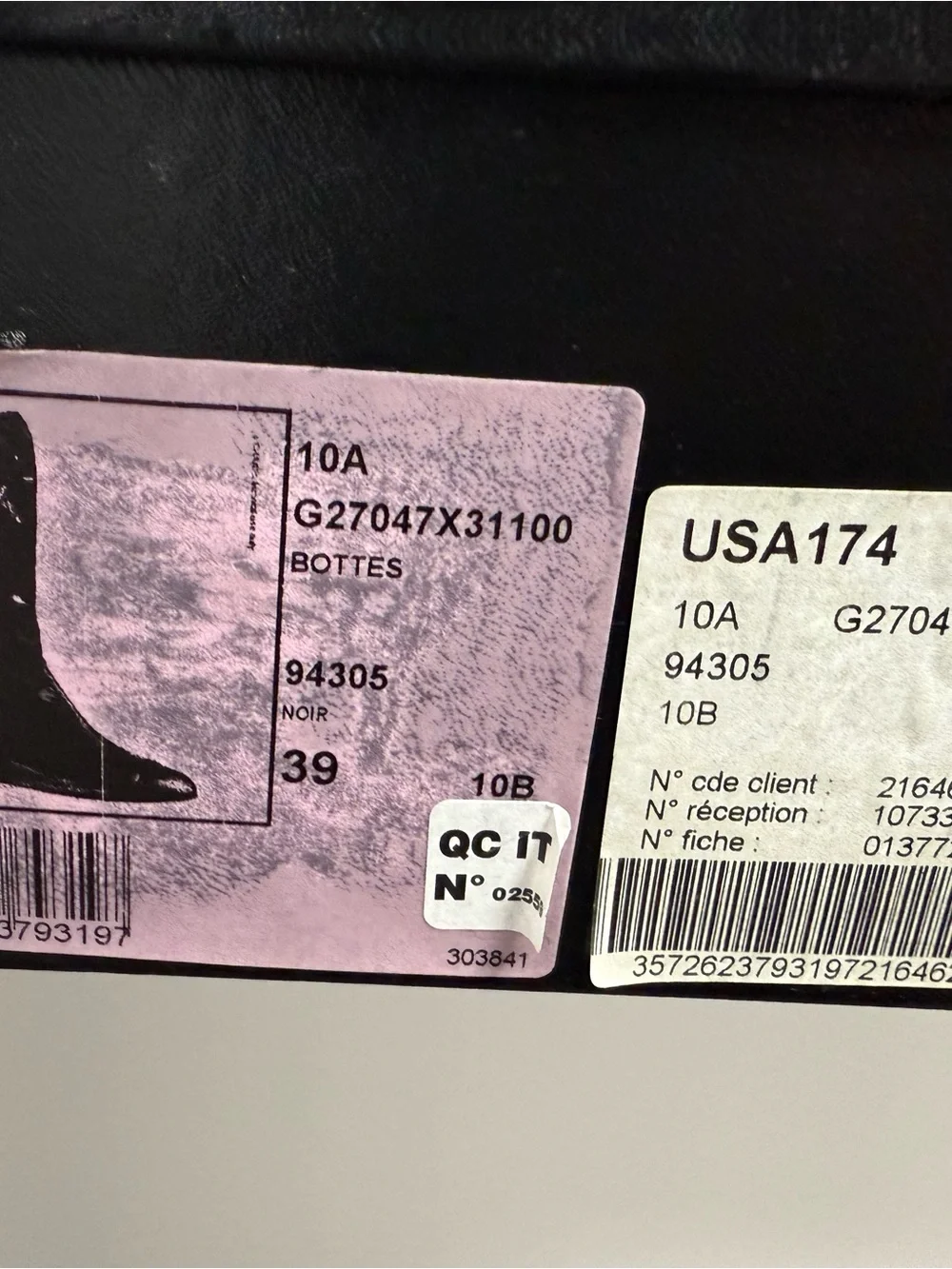 CHANEL Black Leather Boots with CC Logo